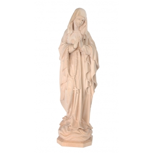 Soška panna Marie s růžencem
